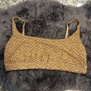 Fendi Skims Tan Bralette Size M NWOT